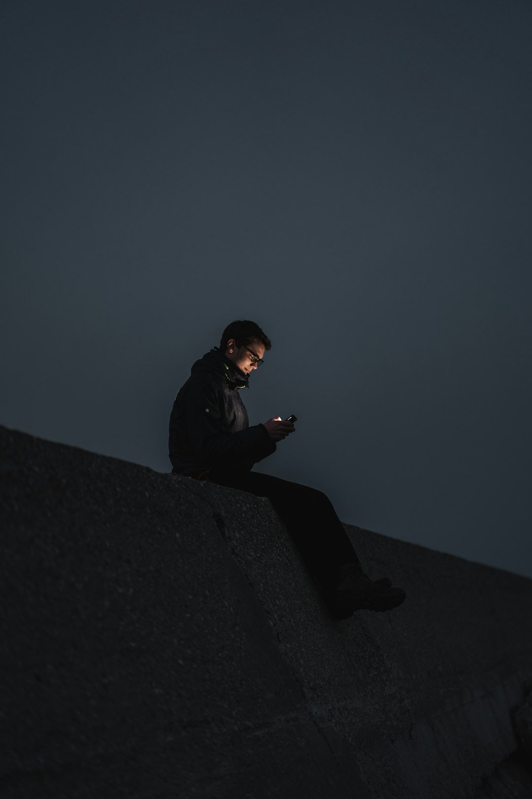 Person in contemplation